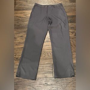 Mizzen + Main Barron Athletic Tapered Dress Pants - 32x30 - Asphalt Grey